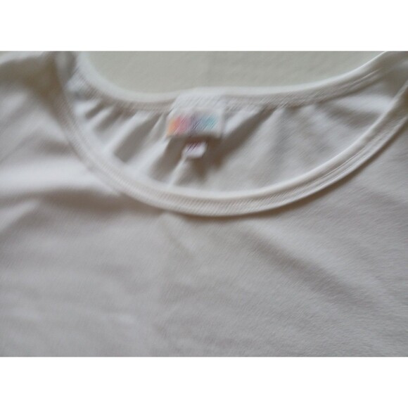 LuLaRoe Ashley T Shirt Womens 2XL White Rare Soft Feel New - Picture 6 of 16